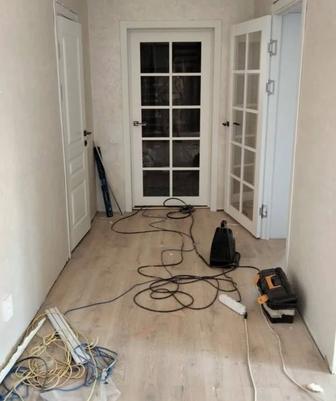 Установка межкомнатных дверей