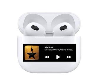 Apple Airpods наушники с экраном состояние бу...