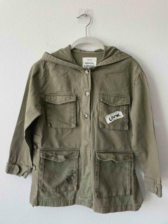 Парка куртка из хлопка для девочки Zara