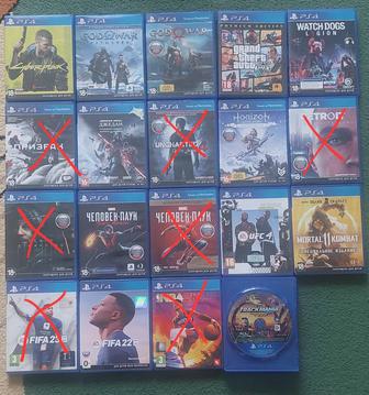 Продам/обменяю диски на ps4