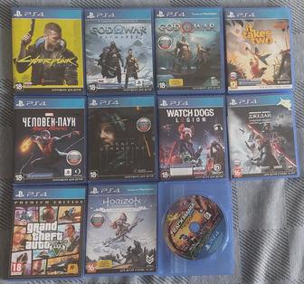 Продам/обменяю диски на ps4