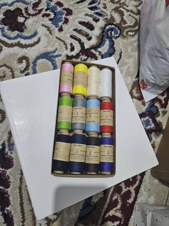 Нитки цветные