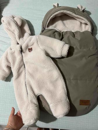 Продам зимний конверт на выписку