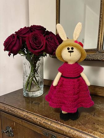 Вязаная игрушка ручной работы