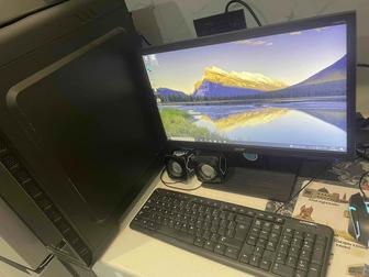 Компьютер в сборе i3 8gb озу для работы идеально работает