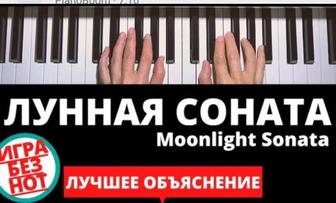 Бетховен лунная соната на фортепиано