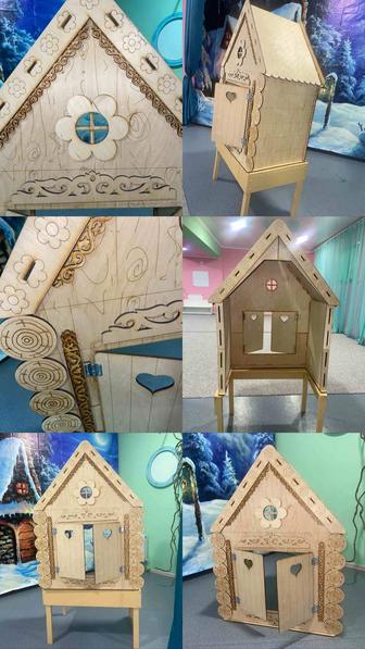 Домик деревянный