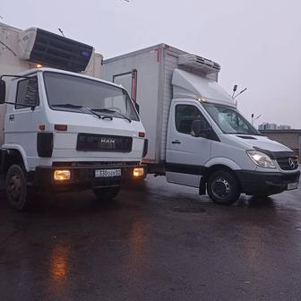 Грузоперевозки с гидробортом ( гидролопатой) Рефрежиратор