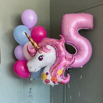 Гелиевые шарики для девочки