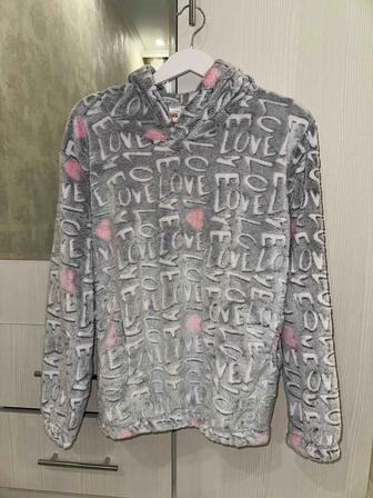 Новое теплое худи (плюшевое) очень мягкое и уютное