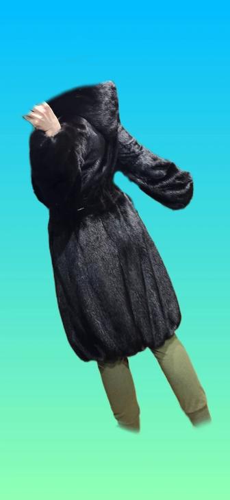 Шуба норковая колокольчик