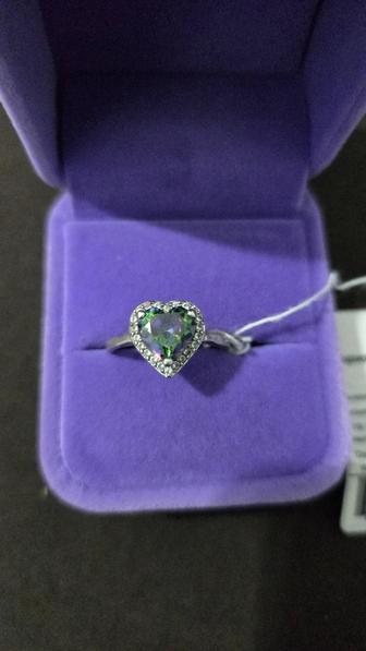 Кольцо серебро с Цирконий