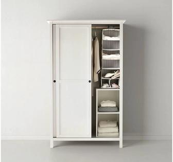 Шкаф-купе IKEA Хемнэс 60369783, 120x197х59 см, белый