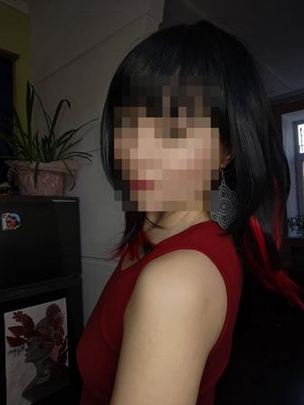 Парик из искусственных волос. Розовый блонд. Каре.