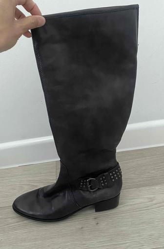 Сапоги, кожа с утеплением