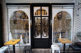 Индивидуальная роспись окон к праздникам