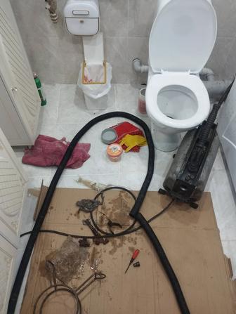 Сантехник Прочистка труб чистка канализации Астана