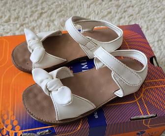 Сандали белые на девочку 30 размер