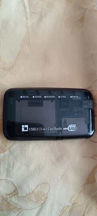 Card reader для карт памяти форматов SM/XD, SD/MMS, MS/MSPRO, CF/MD