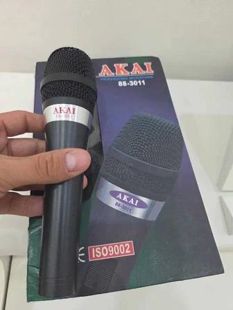 Коллекционный микрофон AKAI 88-3011 раритет от легендарного бренда