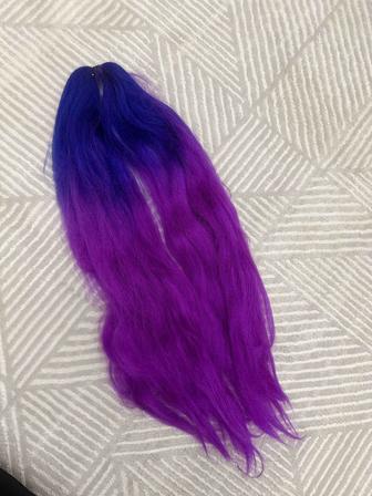 Канекалон для волос (для девочек) фиолетовый