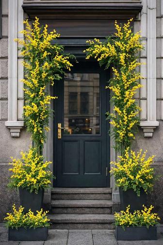 Оформление входных групп, декор интерьера