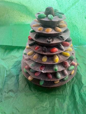 Шоколадные елочки подарое