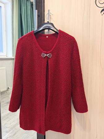 Кардиган красный