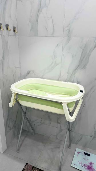 Складная ванночка со стойкой набор аксессуаров для купания
