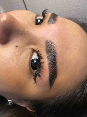 Ламинирование ресниц и бровей