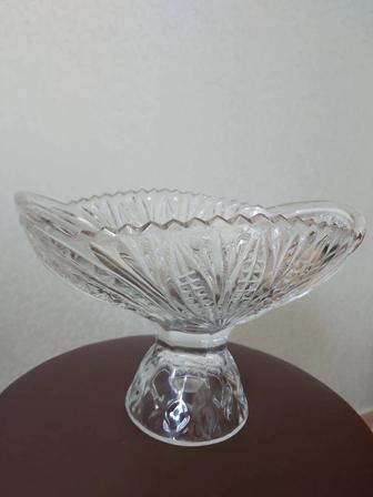 Фруктовница хрусталь