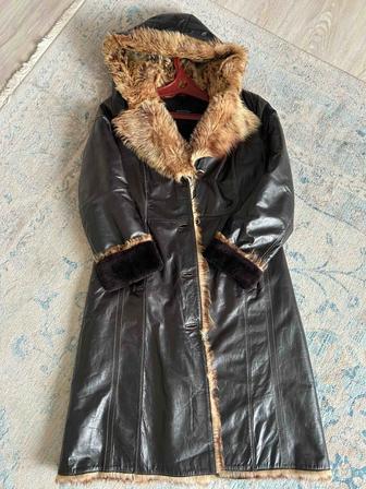 Натуральная женская дубленка размер xxl