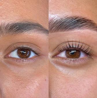 Ламинирование ресниц и бровей