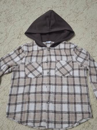 Рубашка на мальчиков утепленная