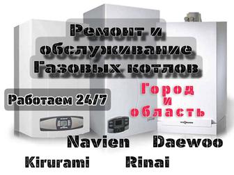 Обслуживание,ремонт газовых котлов любого вида и производителя.