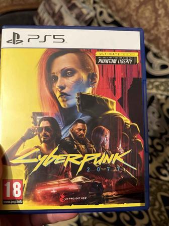 Диск на ps 5 cyberpunk 2077 rus