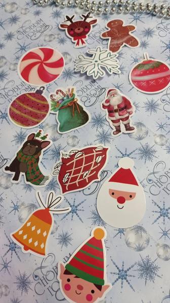 Новогодние наклейки
