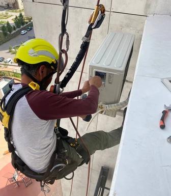 Работы на высоте, методом пром.альпинизма