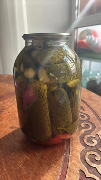 Огурцы соленые домашние