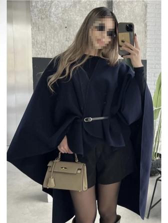 Пальто пончо