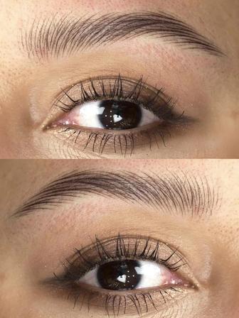 Аппаратные волоски, перманентный макияж бровей