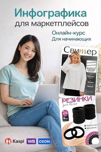 Обучение инфографике для Kaspi / WB