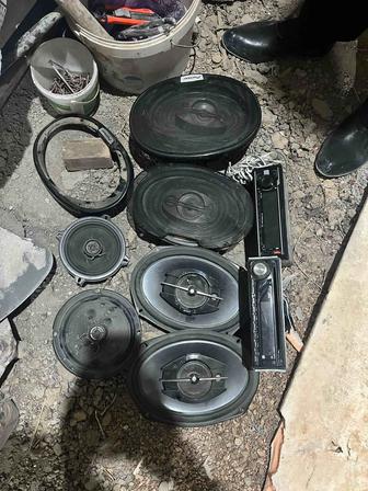 6 колонки 2 Магнитофона Sony Оригинал