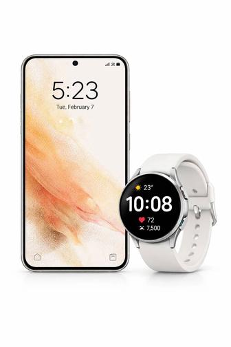 Samsung S23 
Samsung galaxy watch 7