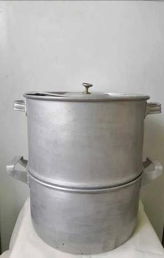 ПРОДАМ ДЁШЕВО мантоварку, среднюю, (28см), алюминиевую, Советскую, бу