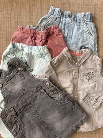 Пакет вещи девочка куртки 86-92-98-104