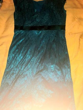 Продается платье бирюзовое