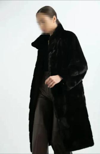 Шуба норковая blackLama