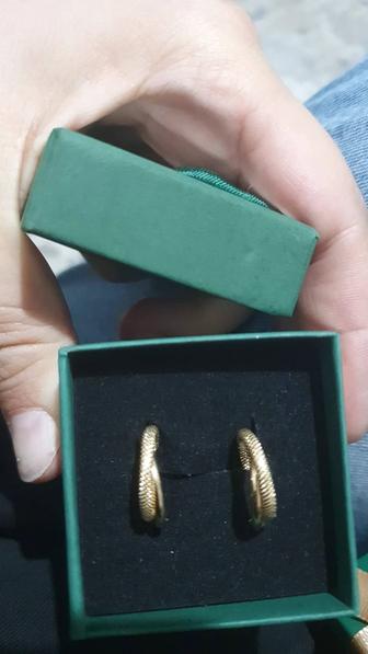 Золотые сережки
