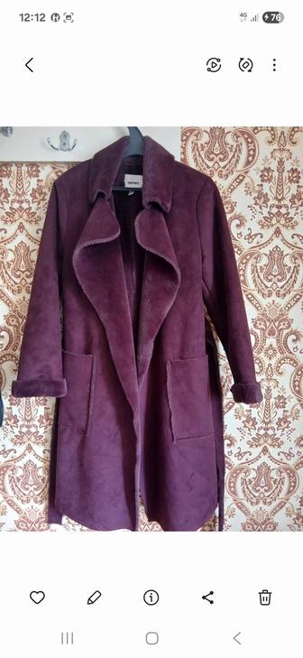 Дубленка плащь